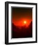 USA, Oregon, Crater Lake NP. Sunset over forest.-Jaynes Gallery-Framed Photographic Print