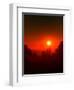 USA, Oregon, Crater Lake NP. Sunset over forest.-Jaynes Gallery-Framed Photographic Print