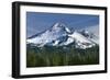 USA, Oregon, Deschutes National Forest. Autumn snow on Broken Top.-John Barger-Framed Photographic Print