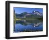 USA, Oregon, Deschutes National Forest. South Sister reflecting in Sparks Lake in early morning.-John Barger-Framed Photographic Print