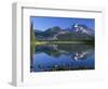 USA, Oregon, Deschutes National Forest. South Sister reflecting in Sparks Lake in early morning.-John Barger-Framed Photographic Print