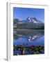 USA, Oregon. Deschutes National Forest, South Sister reflects in Sparks Lake in early morning.-John Barger-Framed Photographic Print