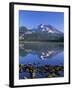 USA, Oregon. Deschutes National Forest, South Sister reflects in Sparks Lake in early morning.-John Barger-Framed Photographic Print