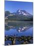 USA, Oregon. Deschutes National Forest, South Sister reflects in Sparks Lake in early morning.-John Barger-Mounted Photographic Print