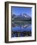 USA, Oregon. Deschutes National Forest, South Sister reflects in Sparks Lake in early morning.-John Barger-Framed Photographic Print