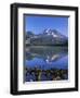 USA, Oregon. Deschutes National Forest, South Sister reflects in Sparks Lake in early morning.-John Barger-Framed Photographic Print