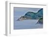 Usa, Oregon, Florence. Heceta Head Lighthouse, A Foggy Morning on the Pacific-Hollice Looney-Framed Photographic Print