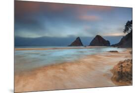 USA, Oregon, Florence. Sunrise on Heceta Beach.-Jaynes Gallery-Mounted Premium Photographic Print