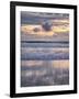 USA, Oregon, Florence. Sunset reflections at North Jetty Beach-Ann Collins-Framed Photographic Print