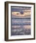 USA, Oregon, Florence. Sunset reflections at North Jetty Beach-Ann Collins-Framed Photographic Print