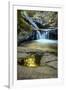 USA, Oregon, Florence. Waterfall in stream.-Jaynes Gallery-Framed Premium Photographic Print