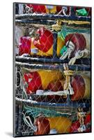 USA, Oregon, Garibaldi. Stacked Crab Pots on Dock-Jean Carter-Mounted Photographic Print