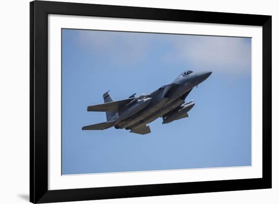 USA, Oregon, Hillsboro, F-15C Eagles.-Rick A Brown-Framed Photographic Print