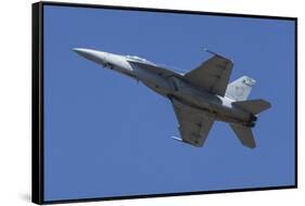USA, Oregon, Hillsboro, FA-18F Super Hornet.-Rick A Brown-Framed Stretched Canvas