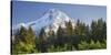 USA, Oregon, Hood River County. The sun sets on Mount Hood.-Christopher Reed-Stretched Canvas