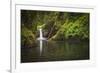 USA, Oregon, Hood River. Punch Bowl Falls along Eagle Creek in the Columbia River Gorge.-Christopher Reed-Framed Premium Photographic Print