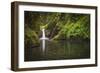 USA, Oregon, Hood River. Punch Bowl Falls along Eagle Creek in the Columbia River Gorge.-Christopher Reed-Framed Photographic Print