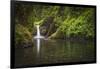 USA, Oregon, Hood River. Punch Bowl Falls along Eagle Creek in the Columbia River Gorge.-Christopher Reed-Framed Photographic Print