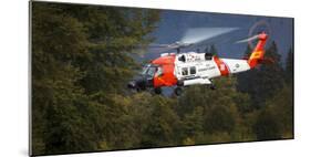 USA, Oregon, Hood River, Us Coast Guard Hh60 Jayhawk-Rick A. Brown-Mounted Photographic Print