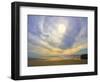 USA, Oregon, Hug Point State Park. Abstract image of a sun bow over beach.-Jaynes Gallery-Framed Photographic Print