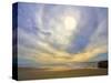 USA, Oregon, Hug Point State Park. Abstract image of a sun bow over beach.-Jaynes Gallery-Stretched Canvas