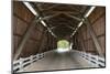 USA, Oregon, Lane County, Jasper, Place Road, Fall Creek. Pengra Covered Bridge-Emily Wilson-Mounted Photographic Print