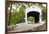 USA, Oregon, Lane County, Jasper, Place Road, Fall Creek. Pengra Covered Bridge-Emily Wilson-Framed Photographic Print