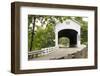 USA, Oregon, Lane County, Jasper, Place Road, Fall Creek. Pengra Covered Bridge-Emily Wilson-Framed Photographic Print