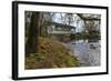 USA, Oregon, Larwood Wayside, Larwood Bridge in early Spring.-Rick A. Brown-Framed Photographic Print