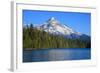 USA, Oregon, Mt. Hood National Forest, boaters enjoying Lost lake.-Rick A. Brown-Framed Photographic Print