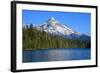 USA, Oregon, Mt. Hood National Forest, boaters enjoying Lost lake.-Rick A. Brown-Framed Photographic Print