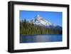 USA, Oregon, Mt. Hood National Forest, boaters enjoying Lost lake.-Rick A. Brown-Framed Photographic Print