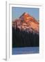 USA, Oregon, Mt. Hood National Forest, Lost Lake, sunset approaching.-Rick A. Brown-Framed Photographic Print