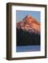 USA, Oregon, Mt. Hood National Forest, Lost Lake, sunset approaching.-Rick A. Brown-Framed Photographic Print