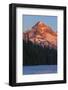 USA, Oregon, Mt. Hood National Forest, Lost Lake, sunset approaching.-Rick A. Brown-Framed Photographic Print