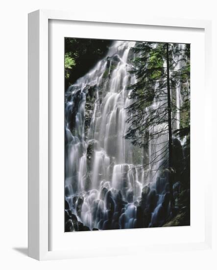 USA, Oregon, Mt. Hood Wilderness. Ramona Falls Landscape-Steve Terrill-Framed Photographic Print