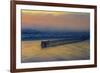 USA, Oregon, Newport. Ocean pier and marina at sunrise.-Jaynes Gallery-Framed Photographic Print