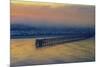 USA, Oregon, Newport. Ocean pier and marina at sunrise.-Jaynes Gallery-Mounted Photographic Print