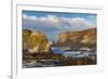 USA, Oregon. Ocean and coastal rocks.-Jaynes Gallery-Framed Photographic Print