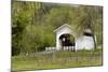 USA, Oregon, Philomath. Harris Bridge Vineyard by the Covered Bridge-Janis Miglavs-Mounted Photographic Print