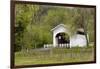 USA, Oregon, Philomath. Harris Bridge Vineyard by the Covered Bridge-Janis Miglavs-Framed Photographic Print