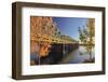 USA, Oregon, Portland. Interstate Bridge crossing Columbia River.-Jaynes Gallery-Framed Photographic Print