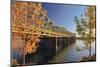 USA, Oregon, Portland. Interstate Bridge crossing Columbia River.-Jaynes Gallery-Mounted Photographic Print