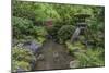 USA, Oregon, Portland, Lantern in a garden.-Rob Tilley-Mounted Photographic Print