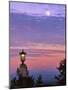 USA, Oregon, Portland. Mt. Hood with moonrise at sunset.-Jaynes Gallery-Mounted Photographic Print