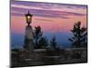 USA, Oregon, Portland. Mt. Hood with moonrise at sunset.-Jaynes Gallery-Mounted Photographic Print