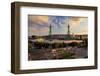 USA, Oregon, Portland. Oregon Convention Center and downtown at sunset.-Jaynes Gallery-Framed Photographic Print