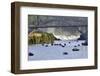 USA, Oregon, Portland. Salmon fishing on Willamette River.-Jaynes Gallery-Framed Photographic Print