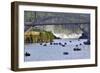 USA, Oregon, Portland. Salmon fishing on Willamette River.-Jaynes Gallery-Framed Photographic Print