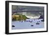 USA, Oregon, Portland. Salmon fishing on Willamette River.-Jaynes Gallery-Framed Photographic Print